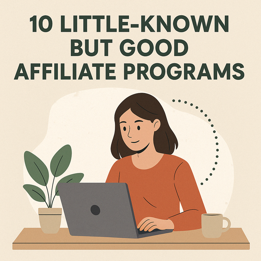 Little known affiliate programs